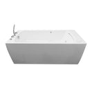 Mazur MO-1805 Freistehende SPA-Badewanne mit Hydromassage, 170 x 80 x 58 cm