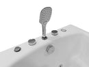 Mazur MO-1805 Freistehende SPA-Badewanne mit Hydromassage, 170 x 80 x 58 cm