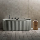 Mazur MUE-A005G Freistehende, wandmontierte Whirlpool-Badewanne mit Hydromassage 170 x 80 x 63 cm