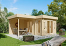 Fjordholz Flachdach Gartenhaus Modell Wendy 28