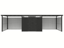 StarLine Metal Garden Shed Model Style 7.56 m² Economy Set-4 Anthracite