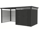 StarLine Metall Gerätehaus Modell Style 4,45 m² Spar-Set 2 Anthrazit