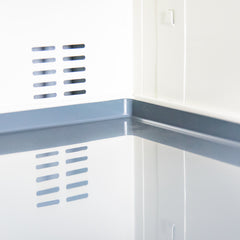 Ecosafe Sicherheitsschrank Hoch 2 Türen - 2 Innenfächer (1 Mit Pvc Regale) – Vorschau 11