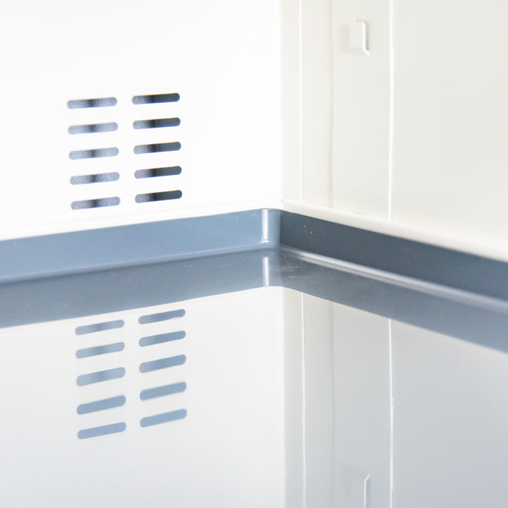 Ecosafe Sicherheitsschrank Hoch 2 Türen - 2 Innenfächer (1 Mit Pvc Regale)