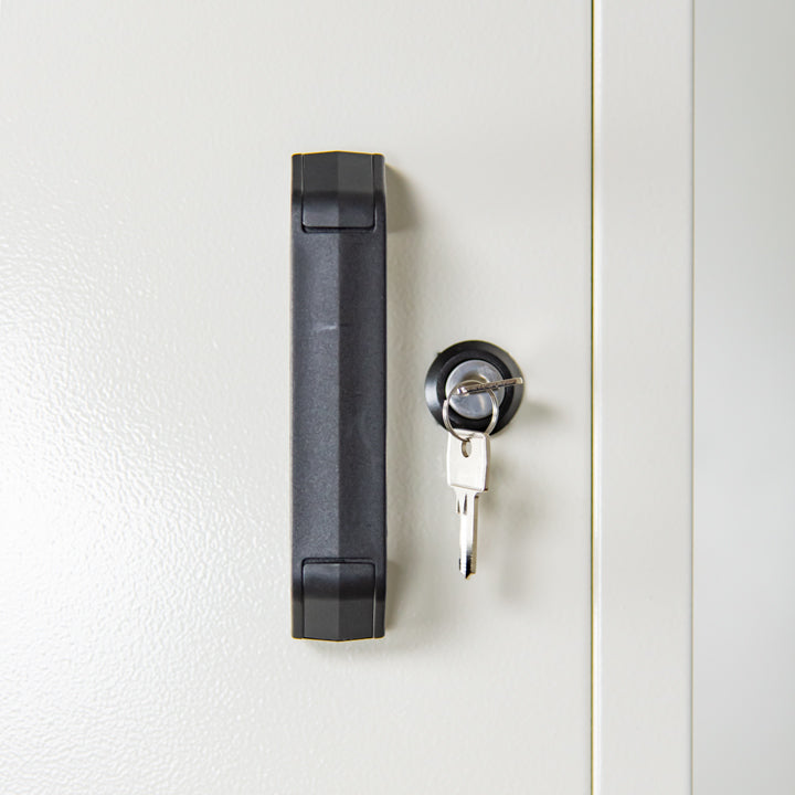 Ecosafe Sicherheitsschrank Hoch 2 Türen - 2 Innenfächer (1 Mit Pvc Regale)
