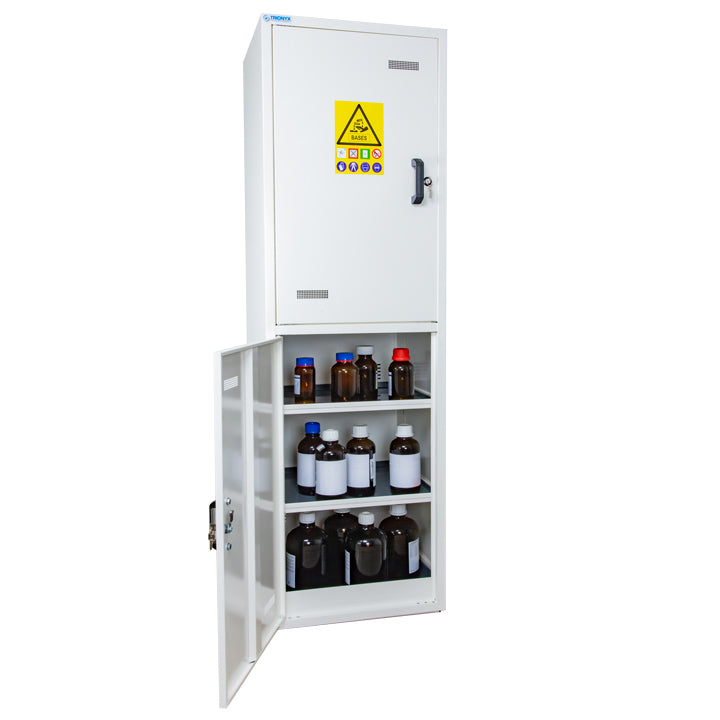 Ecosafe Sicherheitsschrank Hoch 2 Türen - 2 Innenfächer (1 Mit Pvc Regale)