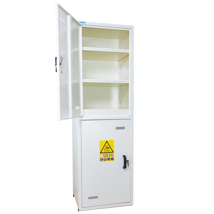 Ecosafe Sicherheitsschrank Hoch 2 Türen - 2 Innenfächer (1 Mit Pvc Regale)