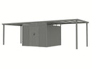 StarLine Metal Shed Model Style 7.56 m² Economy Set-3 Aluminum Grey