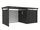 StarLine Metall Gerätehaus Modell Style 4,45 m² Spar-Set 2 Anthrazit