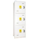 Ecosafe Sicherheitsschrank Hoch 3 Türen - 3 Innenfächer (1 Mit Pvc Regale)