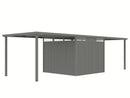 StarLine Metal Shed Model Style 7.56 m² Economy Set-3 Aluminum Grey