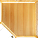 EAGO AWT E1811A Pinienholz 180x180 ohne Ofen