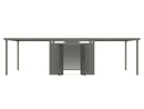 StarLine Metal Shed Model Style 7.56 m² Economy Set-3 Aluminum Grey