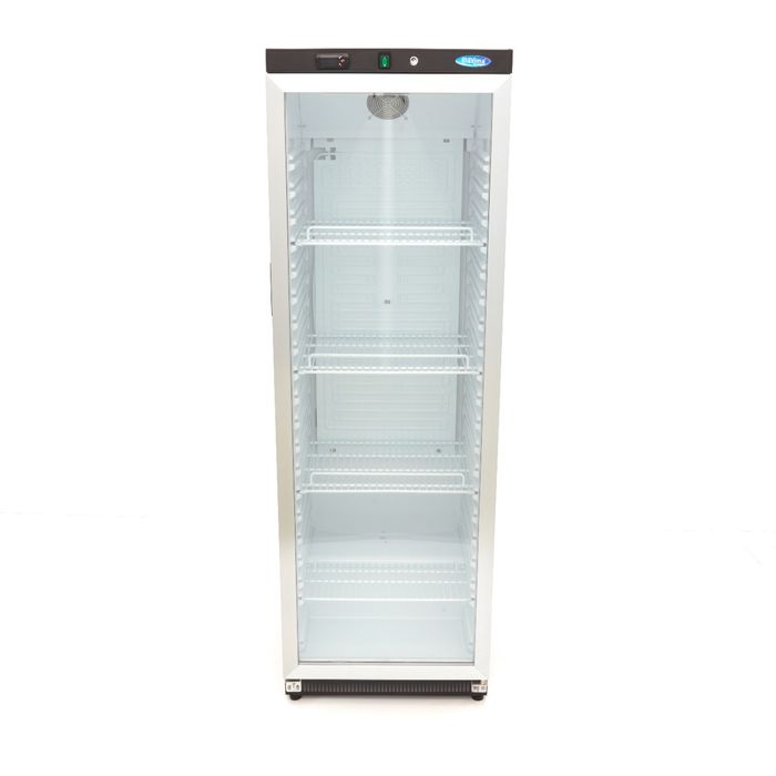 Réfrigérateur Gastronomique MAXIMA - 400 l - Noir - avec porte vitrée