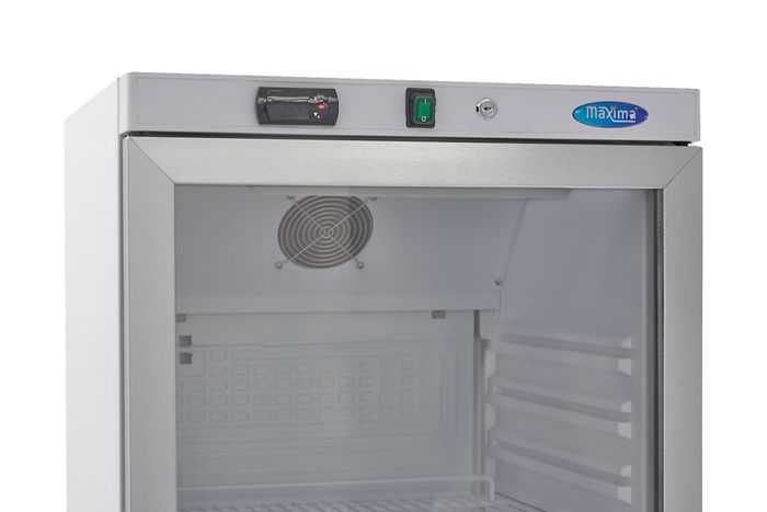 Réfrigérateur Gastronomique MAXIMA - 400 l - Blanc - avec porte vitrée