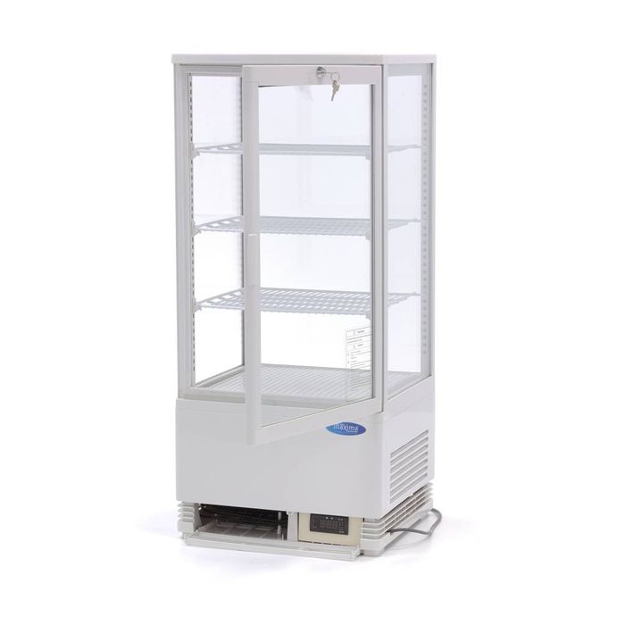 Vitrine réfrigérée MAXIMA Gastro - 78 l - 43 cm - Blanc 