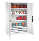 C+P Sportgeräteschrank Sport, 1950x1200x500mm, 7035/5010