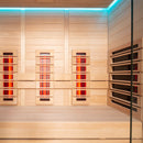 EAGO AWT Infrarotkabine E1250B-IR Hemlock 180x110 ohne Ofen