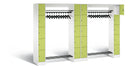 C+P Offene Garderobe, H1950xB2840xT480mm