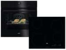 AEG AB14B Set Backofen BEK43511XB + Induktionskochfeld IBE6420SCB