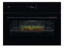 AEG NKK8N621B MealAssist Kompaktbackofen mit Mikrowelle Schwarz