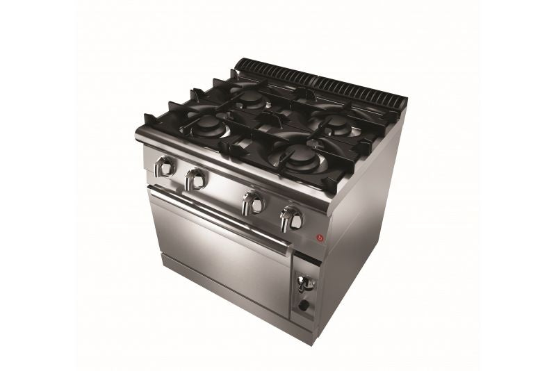 AfG Berlin Cfg72q Gas-herd 4 Flammen Mit Gasbackofen