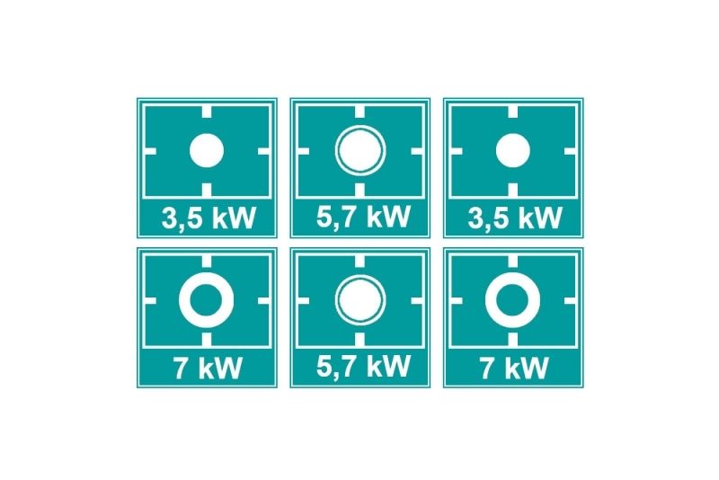 AfG Berlin Cfg73q Gas-herd 6 Flammen Mit Gasbackofen