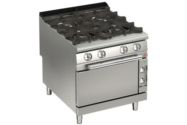 AfG Berlin Cfge92q Gas-herd 4 Flammen Mit Elektro-backofen