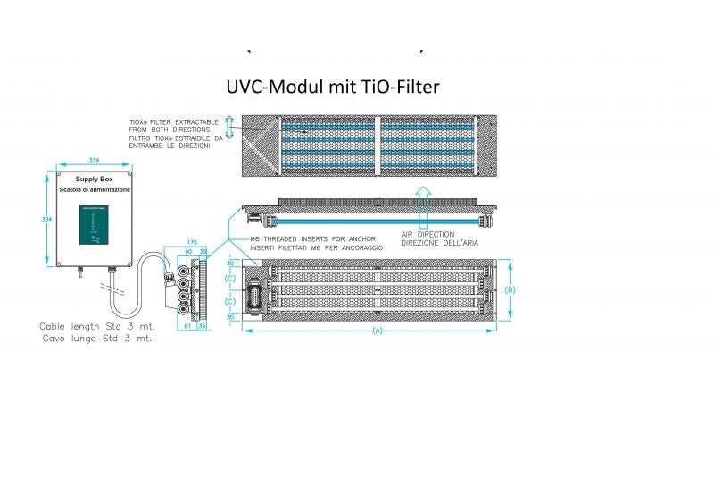 AfG Berlin Uvc4/40 Uvc-modul Mit 4 Röhren Und