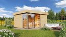 Fjordholz Gartenhaus Alu Concept 44 P