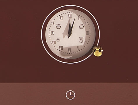 LOFRA - DOLCEVITA - SINGLE OVEN 90 cm - RRG 96 MFT/ CI - Burgundy - Brass finish 