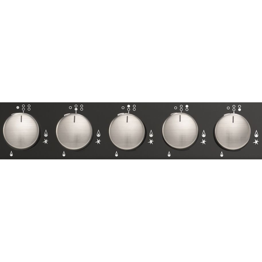 LOFRA - MARTE - GAS KOCHFELD 90 CM - HGN 9 B0 - BLACK - WOK LINKS