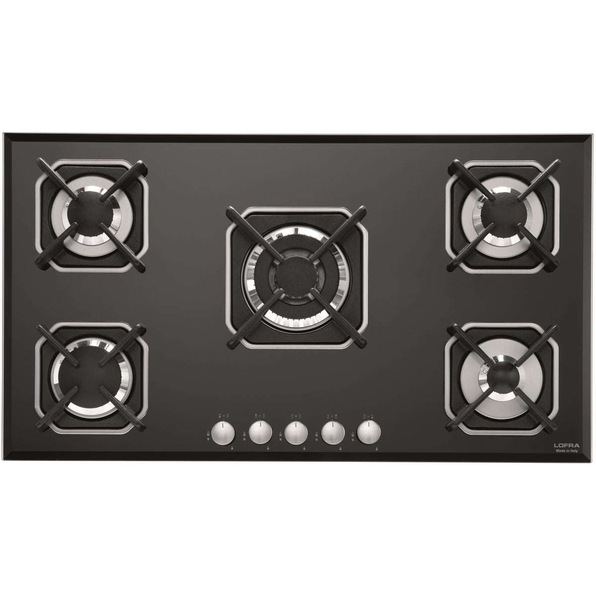 LOFRA - MARTE - GAS KOCHFELD 90 CM - HGN 9 E0 - BLACK - WOK ZENTRAL