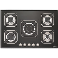 LOFRA - SIRIO - GAS HOB 75 CM - HGN 7 E0 - BLACK - CENTRAL WOK  – Vorschau 1