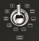 LOFRA - DOLCEVITA - BUILT-IN OVEN 60 cm - FRNM 69 EE - BLACK MATT - CHROME FINISH 