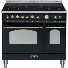 LOFRA - DOLCEVITA INDUZIONE - FORNO DOPPIO 90 cm - RNMD 96 MFTE/ 5I - Nero - Finitura Ottone – Vorschau 1