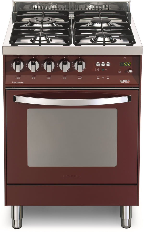 LOFRA - RAINBOW - SINGLE OVEN 60 cm - PR 66 MFT / C - Burgundy 
