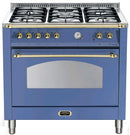 LOFRA - DOLCEVITA - SINGLE OVEN 90 cm - RLVG 96 MFT / CI - Lavender Blue - Brass Finish 