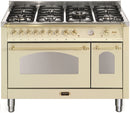 LOFRA - DOLCEVITA - DOUBLE OVEN 120cm - RBID 126 MFT+E/ 2 AEO - IVORY BRASS FINISH 