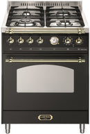 LOFRA - DOLCEVITA - SINGLE OVEN 60 cm - RNM 66 MFT/ CI - Black - Brass finish 