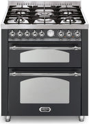 LOFRA - DOLCEVITA - DOUBLE OVEN 70 cm - RNMUD 76 MFTE/ CI - Black - Chrome Finish 