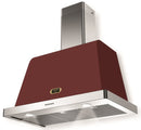 LOFRA - DOLCEVITA EXTRACTOR HOOD - 60 cm wide - BURGUNDY - Brass finish 