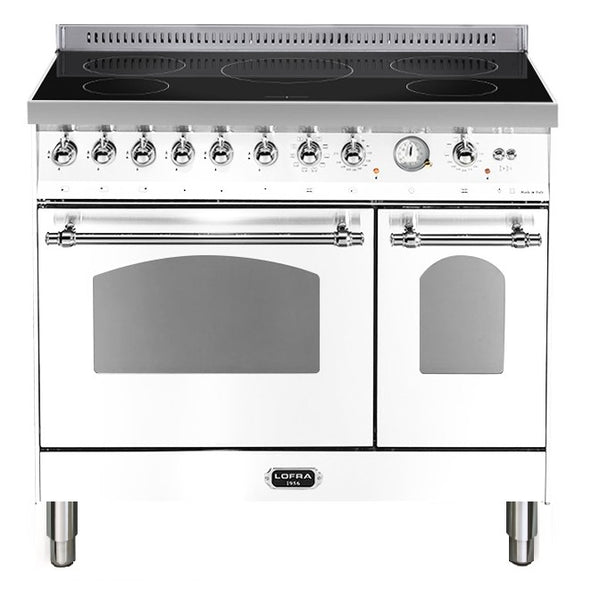 LOFRA - DOLCEVITA INDUCTION - DOUBLE OVEN 90 cm - RBPD 96 MFTE/ 5I - Pearl white chrome finish 