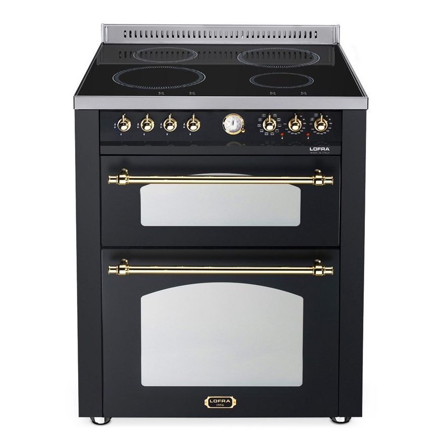 LOFRA - DOLCEVITA INDUKTION - DOUBLE OVEN 70 cm - RNMUD 76 MFTE/ 4I - Black Messing Finish