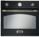LOFRA - DOLCEVITA - BUILT-IN OVEN 60 cm - FRNM 69 EE - BLACK MATT - BRASS FINISH 