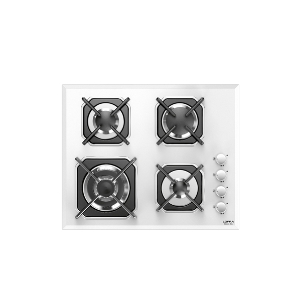 LOFRA - MERCURIO - GAS HOB 60 cm - HGB 6 H0 - White 