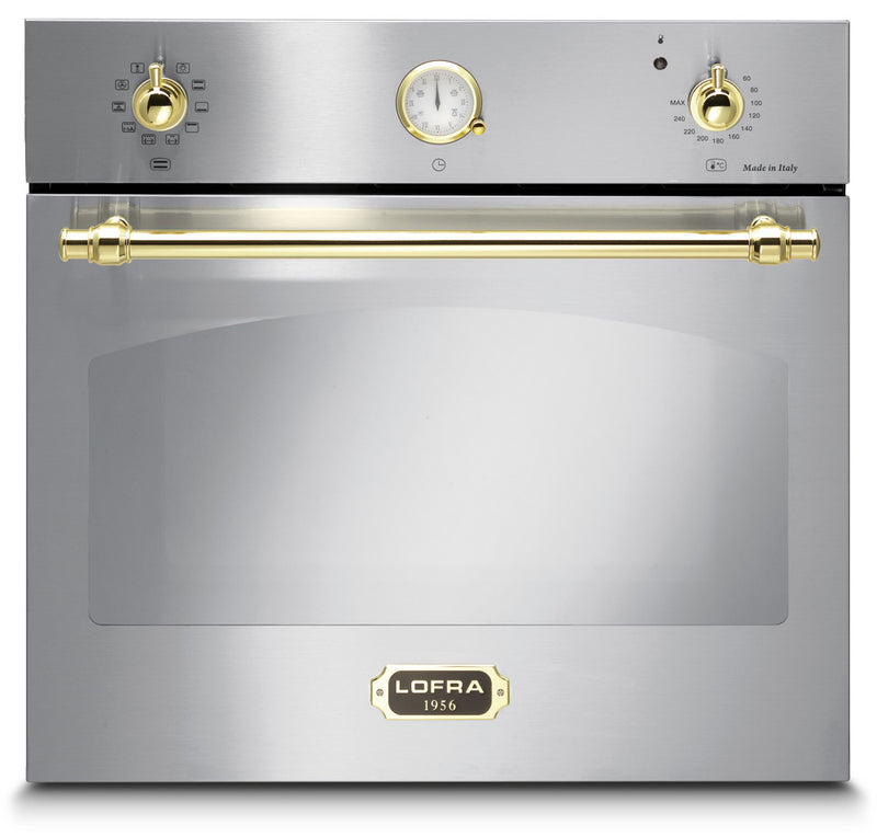 LOFRA - DOLCEVITA - BUILT-IN OVEN 60 cm - FRS 69 EE - STAINLESS STEEL - BRASS FINISH