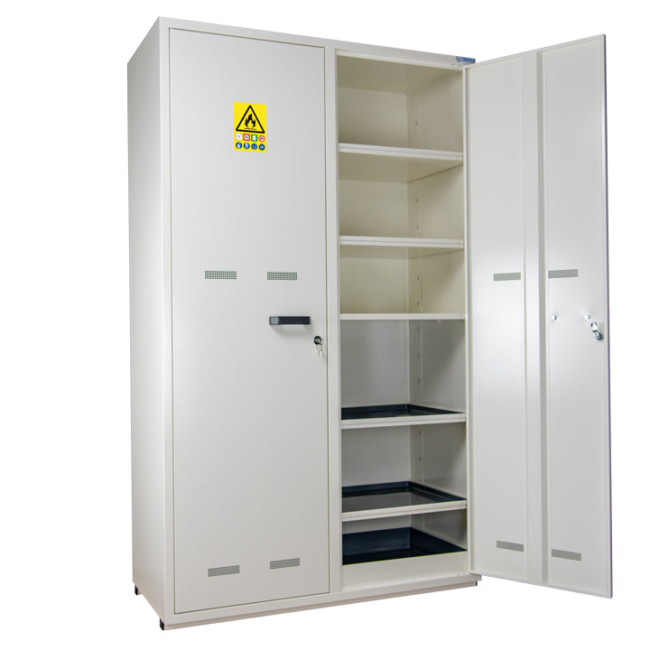 Ecosafe safety cabinet - Tall, 2 doors - 4 interior compartments