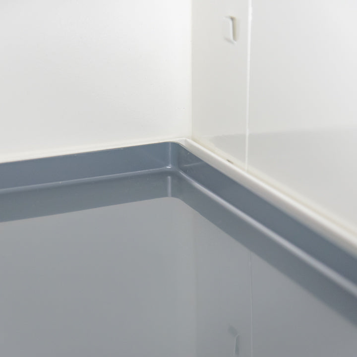 Ecosafe safety cabinet - Tall, 2 glass doors - 2 interior compartments