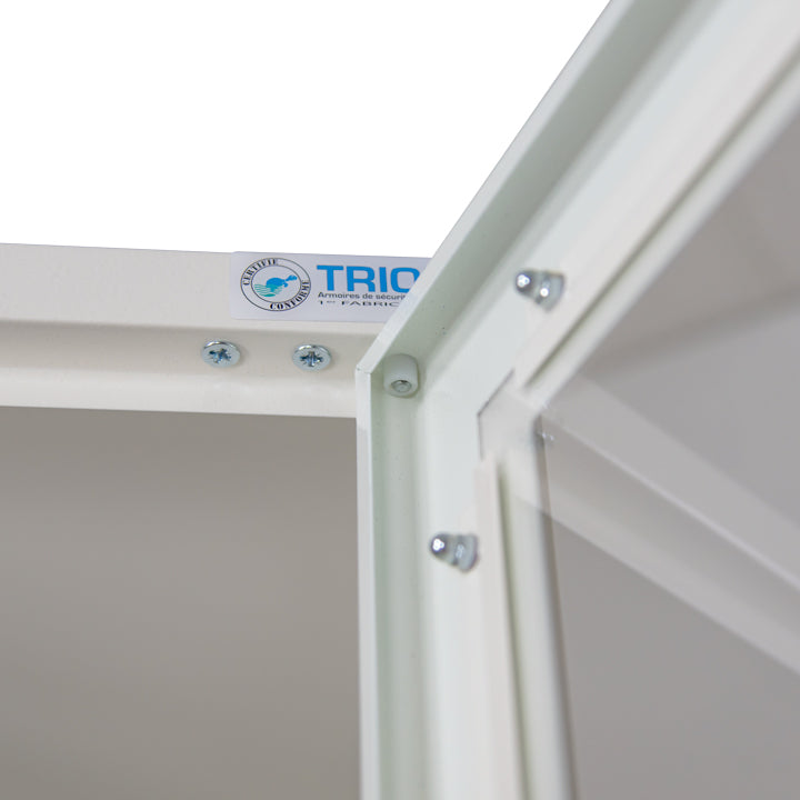 Ecosafe safety cabinet - Tall, 2 glass doors - 2 interior compartments